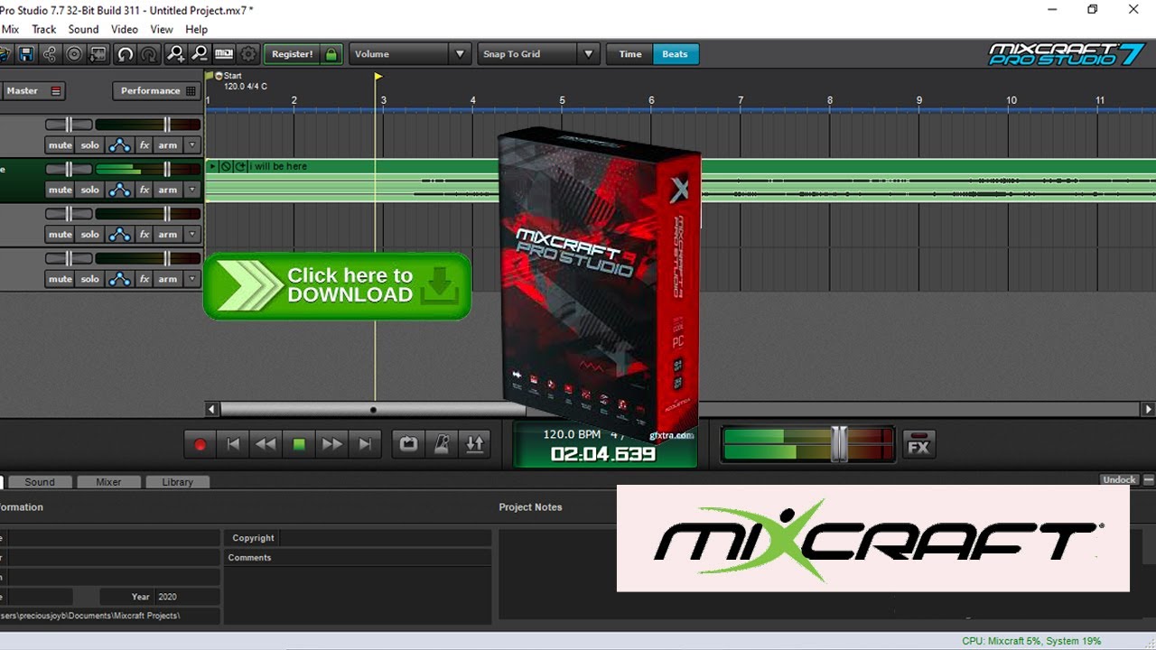 Mixcraft v9.1 Pro Studio Crack 2023 With Registration Code Free